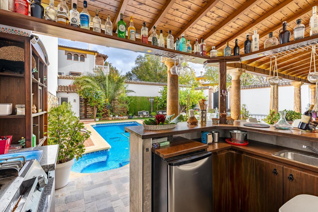 Casa De Amigos La Latina Con Piscina, Chimenea Y Barbacoa Villa Íllora Kültér fotó