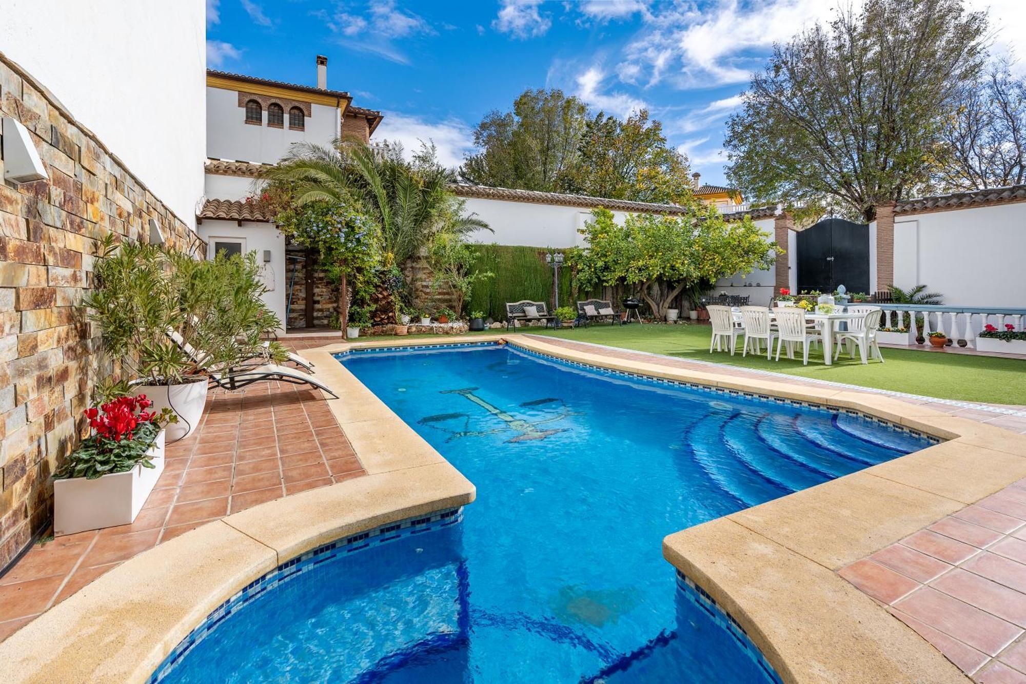Casa De Amigos La Latina Con Piscina, Chimenea Y Barbacoa Villa Íllora Kültér fotó