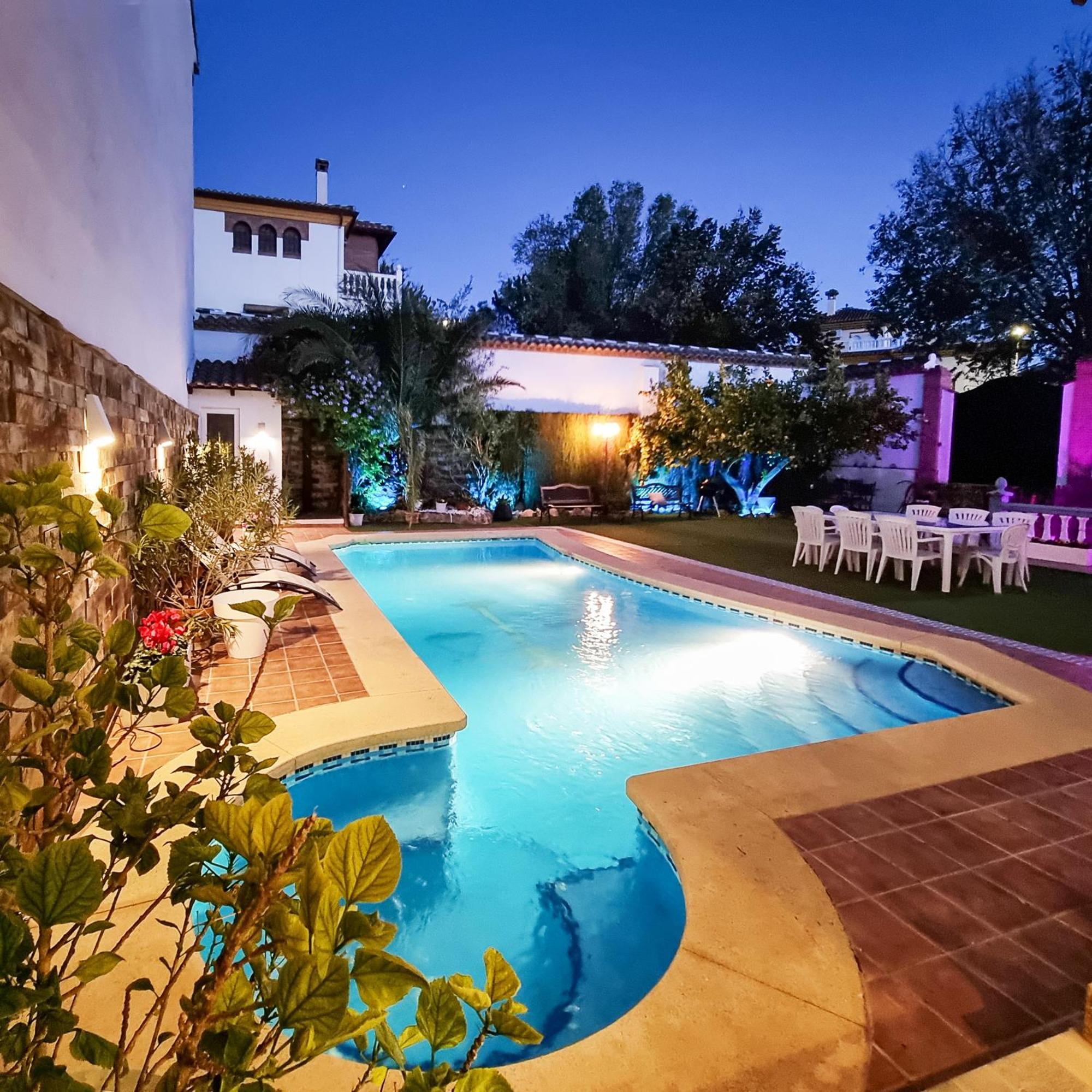 Casa De Amigos La Latina Con Piscina, Chimenea Y Barbacoa Villa Íllora Kültér fotó